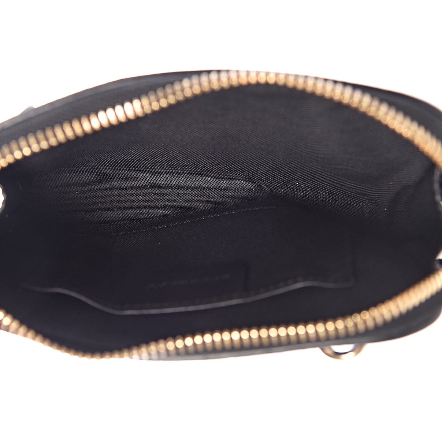 Grain Calfskin Small Crossbody Bag Black