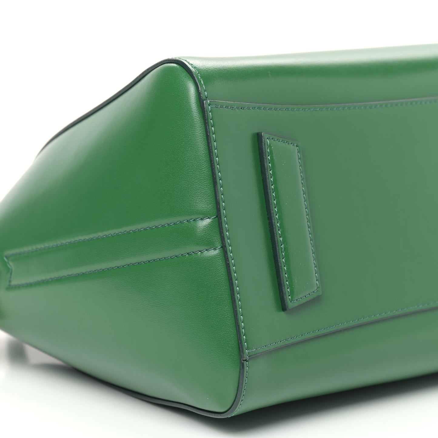 Shiny Lord Calfskin Small Antigona Emerald