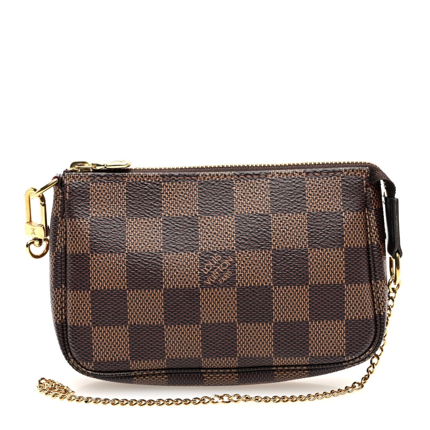 Louis Vuitton Damier Ebene Mini Pochette Accessories 1 of 12