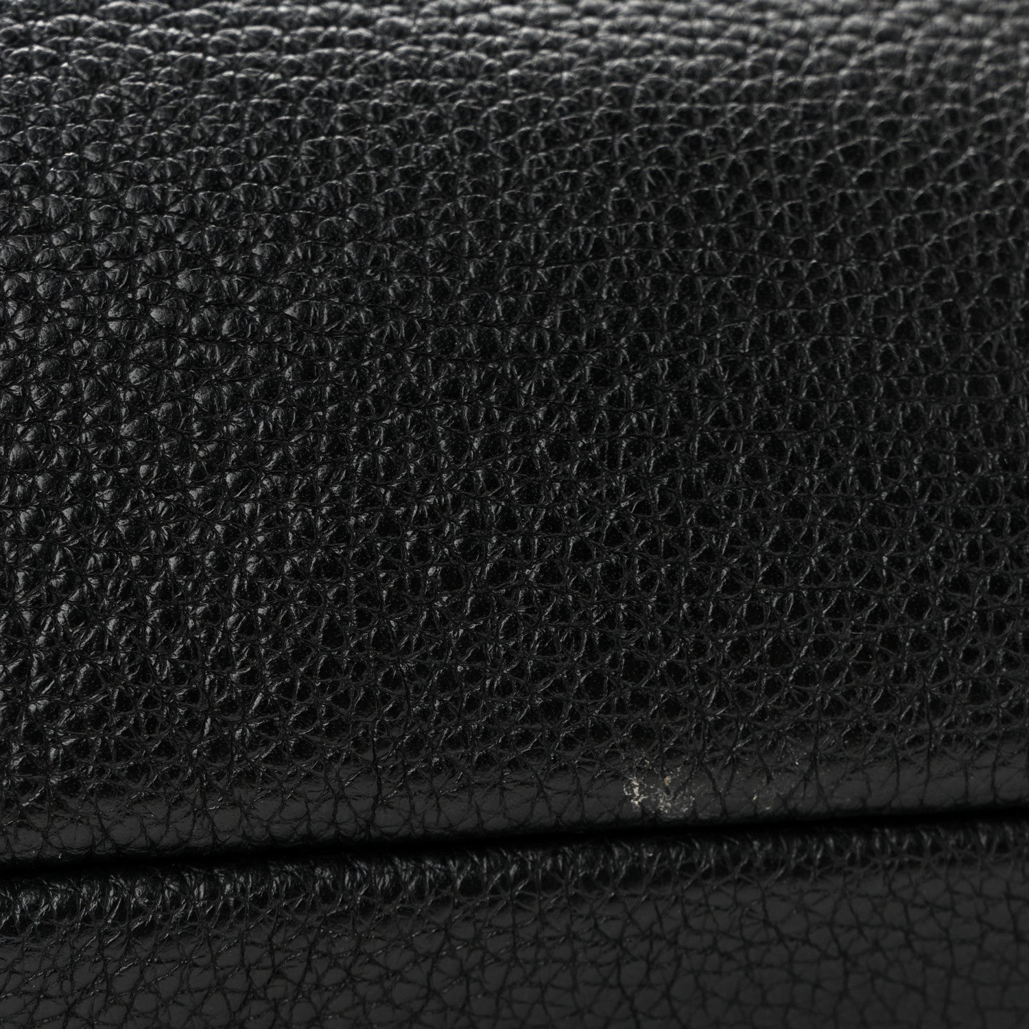 Gucci Grained Calfskin Logo Belt Bag Black 11 of 11