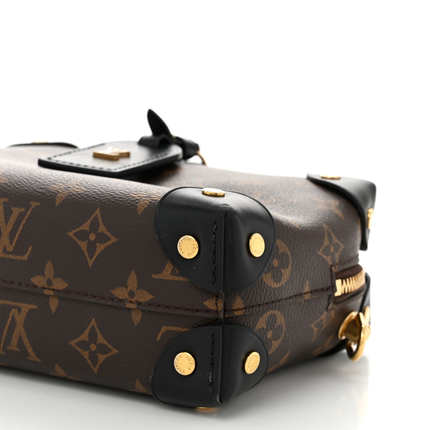 Louis Vuitton Monogram Petite Malle Souple Black 9 of 9