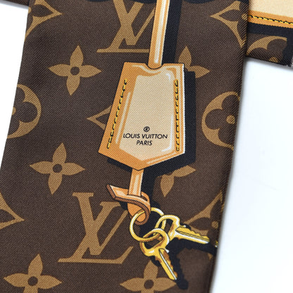 Louis Vuitton Silk Monogram Confidential Bandeau Brown 5 of 5