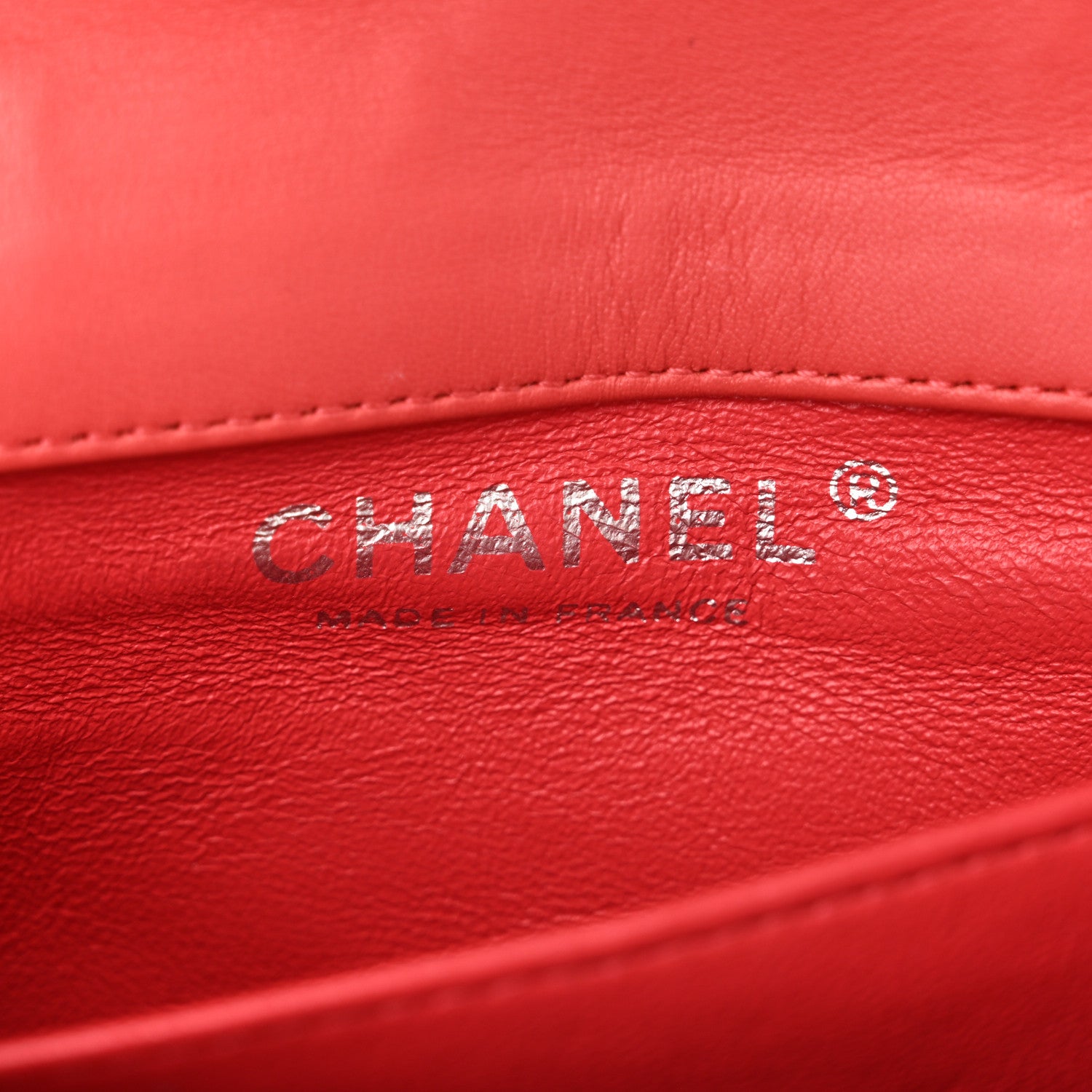 Chanel Patent Quilted Extra Mini Rectangular Flap Orange 6 of 11