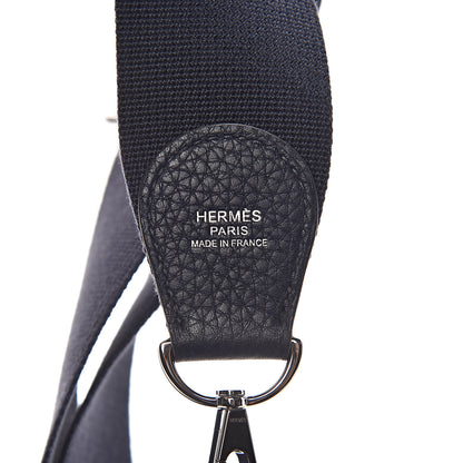 Hermes Taurillon Clemence Evelyne III GM Bleu Nuit 8 of 11