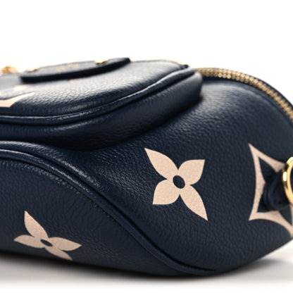 Louis Vuitton Empreinte Monogram Giant Mini By The Pool Bumbag Navy Creme 9 of 9