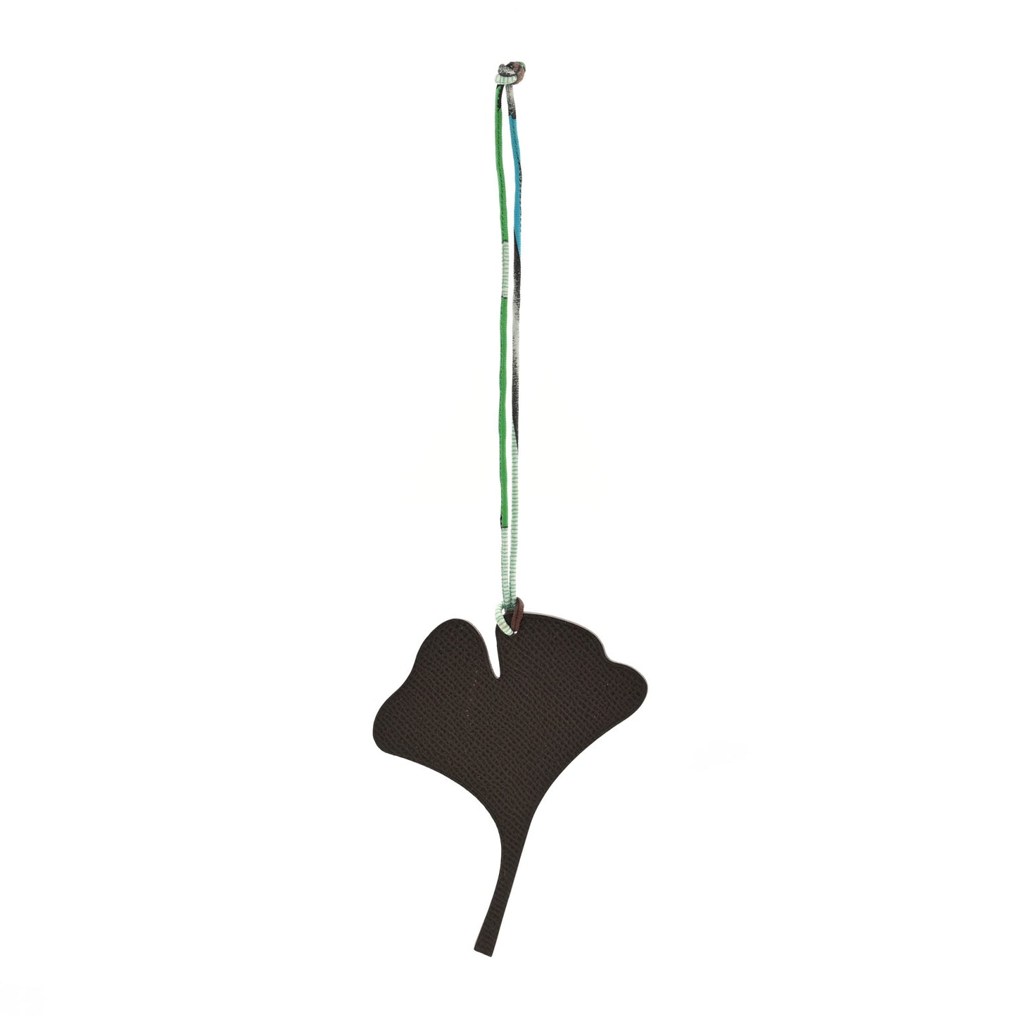 Togo Epsom Petit H Ginkgo Leaf Bag Charm