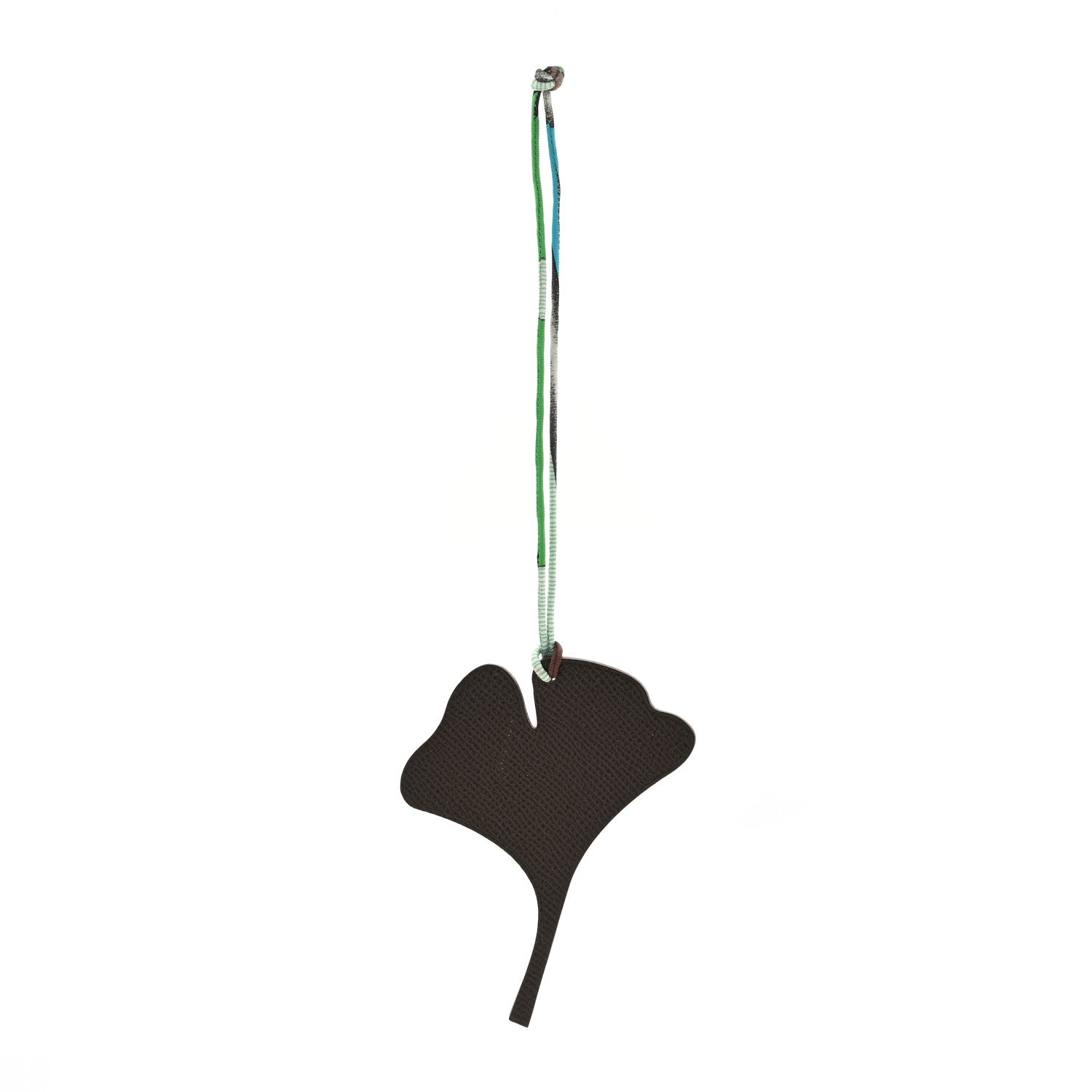 Hermes Togo Epsom Petit H Ginkgo Leaf Bag Charm 1 of 3