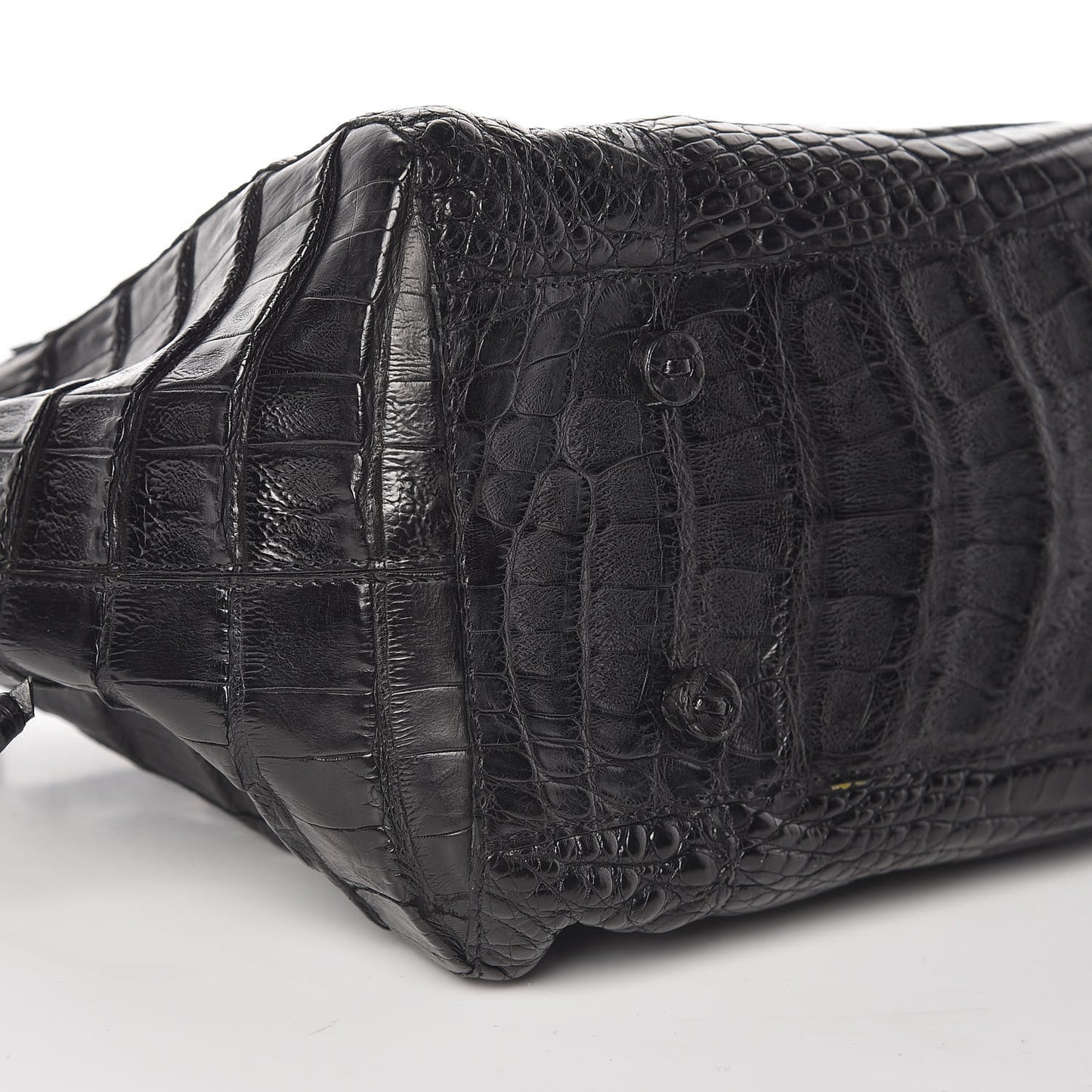 Crocodile Tote Black