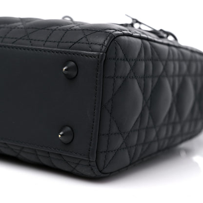 Christian Dior Ultra Matte Calfskin Cannage Small My ABCDior Lady Dior Black 9 of 14