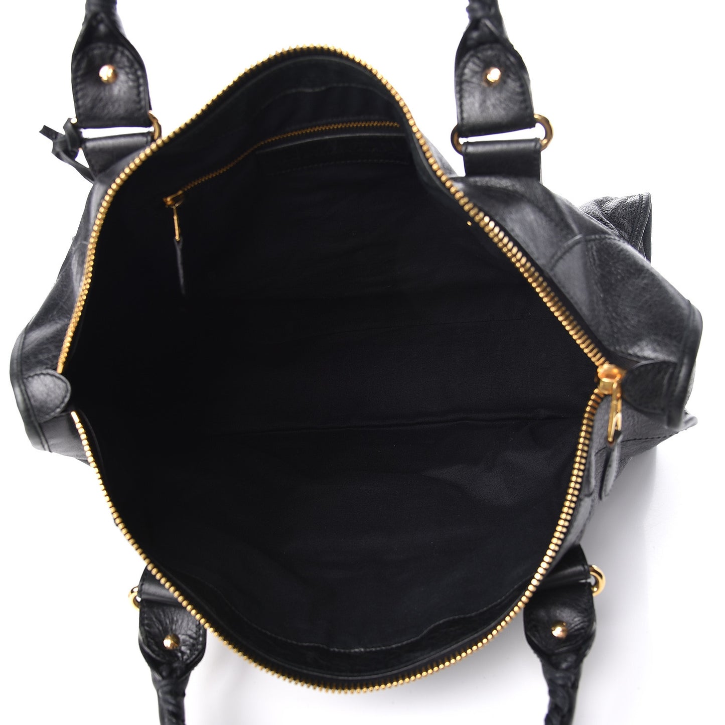 Agneau Giant 21 Gold Hardware Work Black