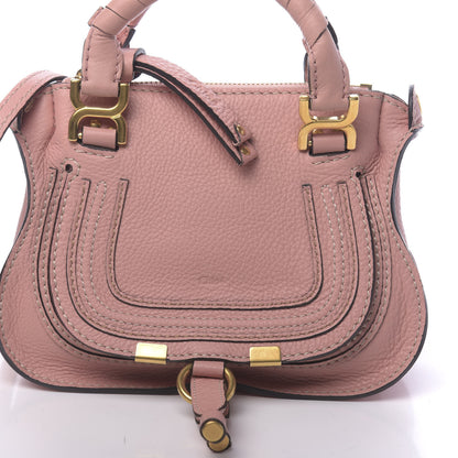 Chloe Calfskin Mini Marcie Satchel Anemone Pink 13 of 13