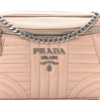 Prada Soft Calfskin Impunture Diagramme Belt Bag Cipria 7 of 10