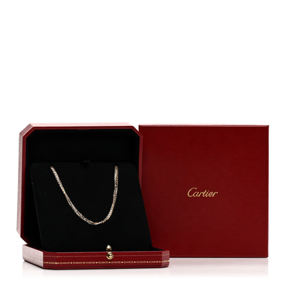 Cartier 18K Pink Yellow White Gold Three Chain Necklace 3 of 5
