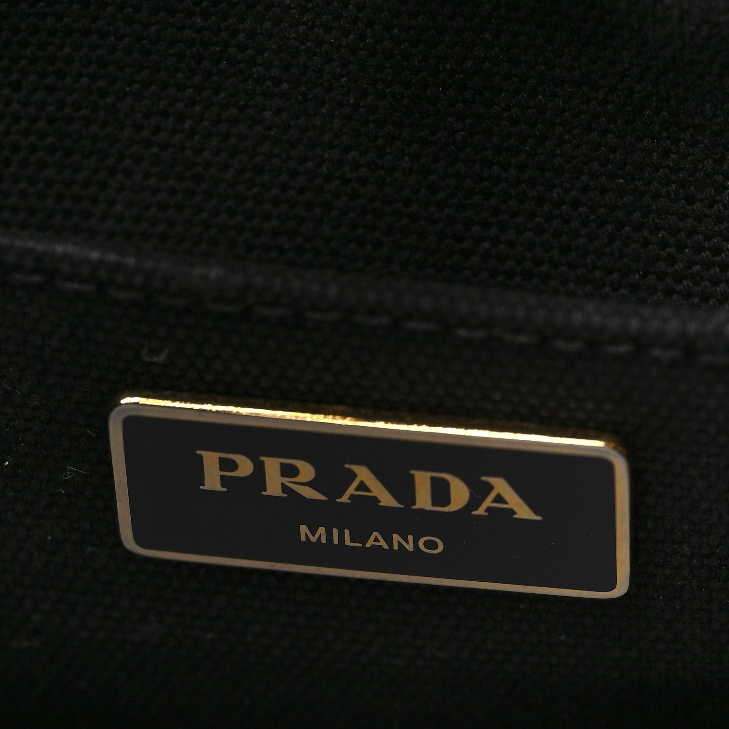 Prada Canapa Logo Tote Black 5 of 9