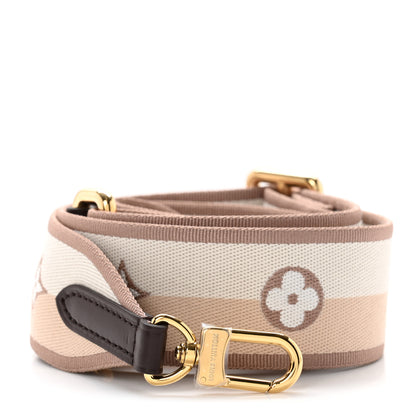Louis Vuitton Jacquard Speedy Bandouliere 20 Shoulder Strap Beige Brown 1 of 3