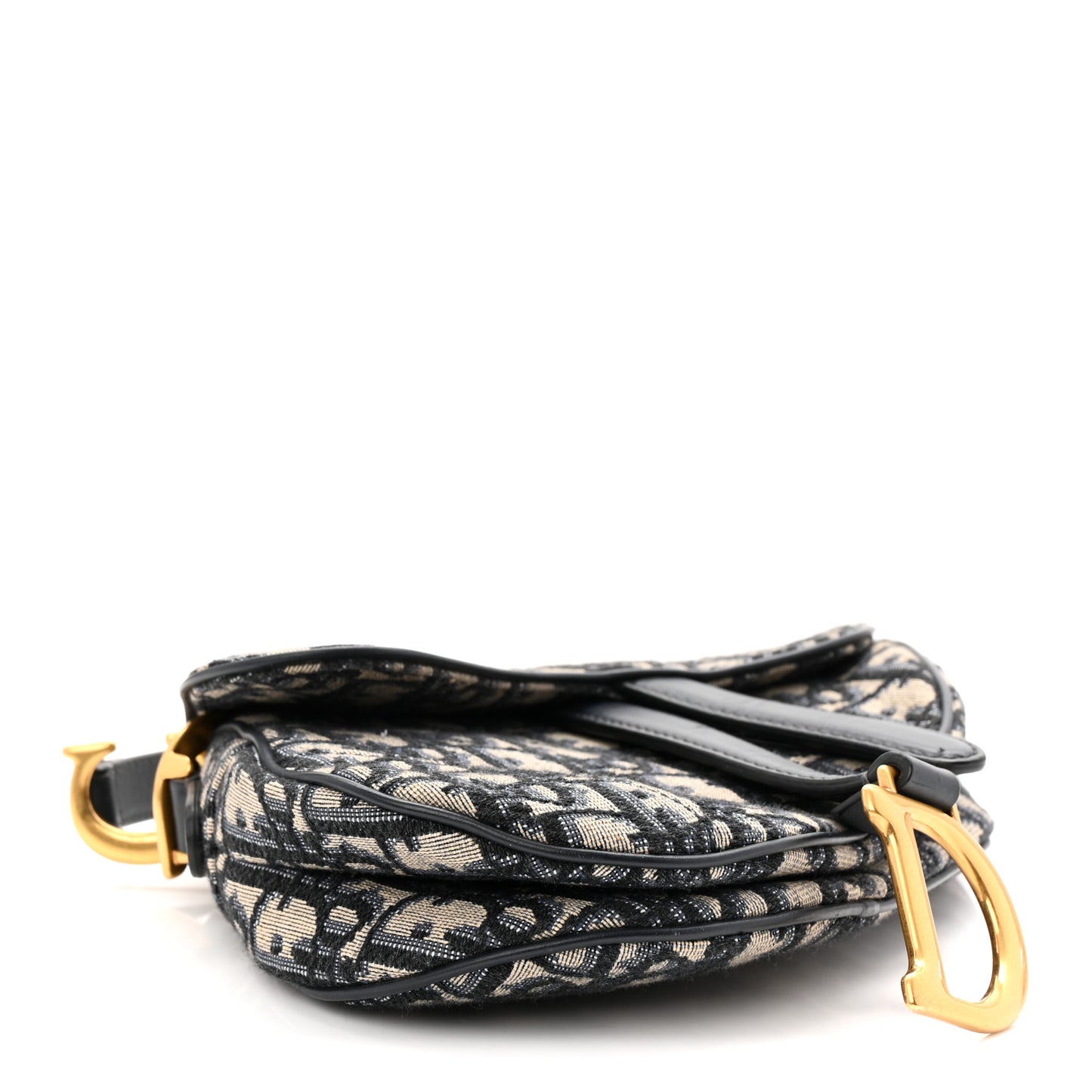 Oblique Mini Saddle Bag Blue