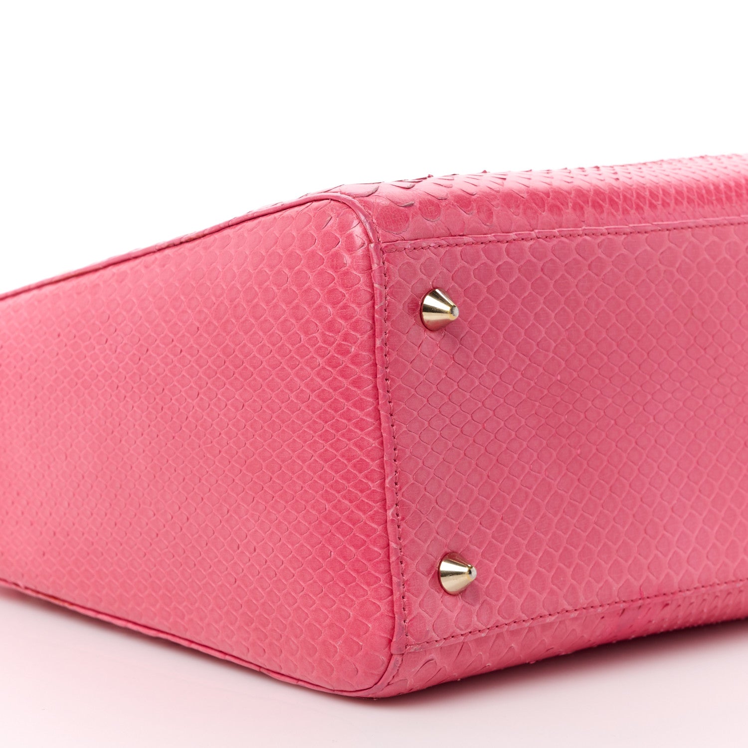 Christian Dior Snakeskin Medium Lady Dior Pink 10 of 13