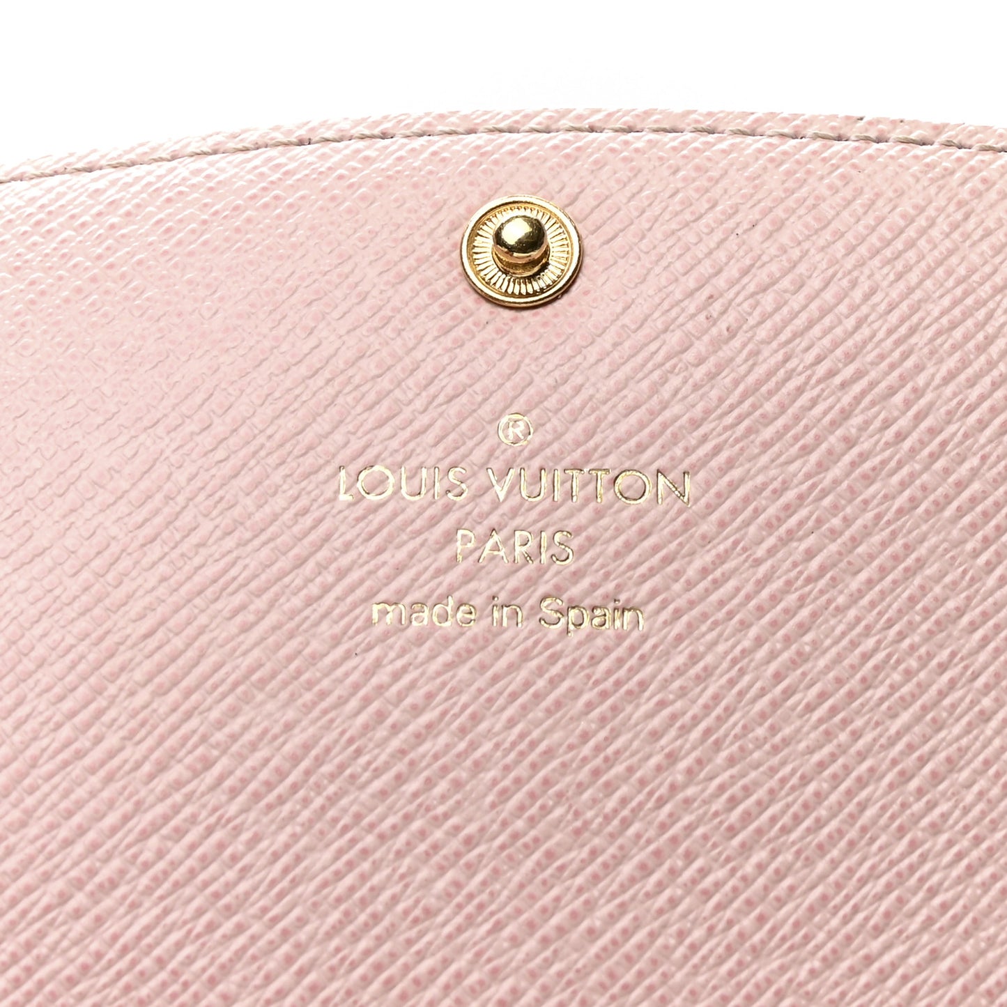 Monogram Emilie Wallet Rose Ballerine