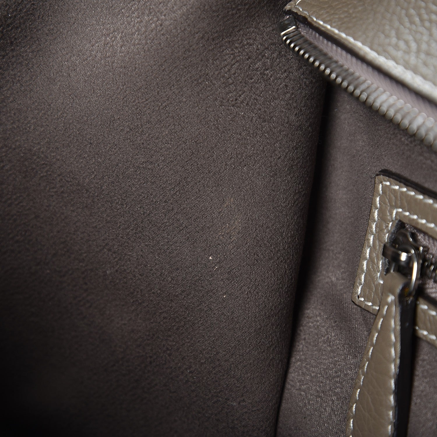 Celine Drummed Calfskin Mini Luggage Souris 8 of 11