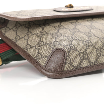 Gucci GG Supreme Monogram Neo Vintage Web Belt Bag Brown 9 of 10