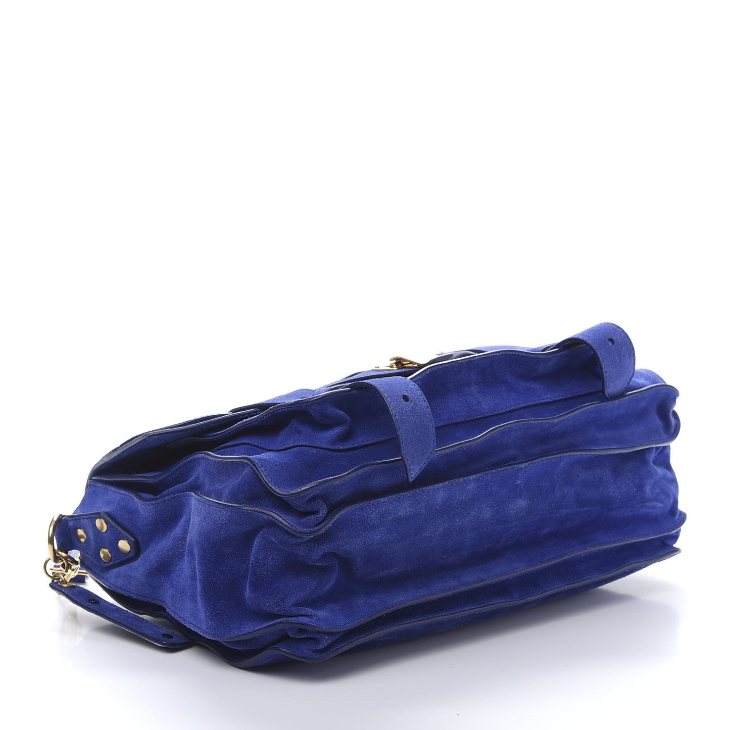 Suede PS1 Medium Satchel Royal Blue
