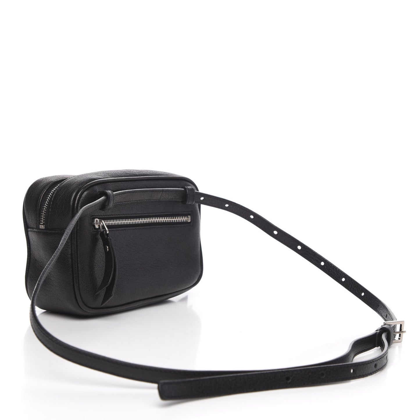 Lambskin Monogram Lou Belt Bag Black
