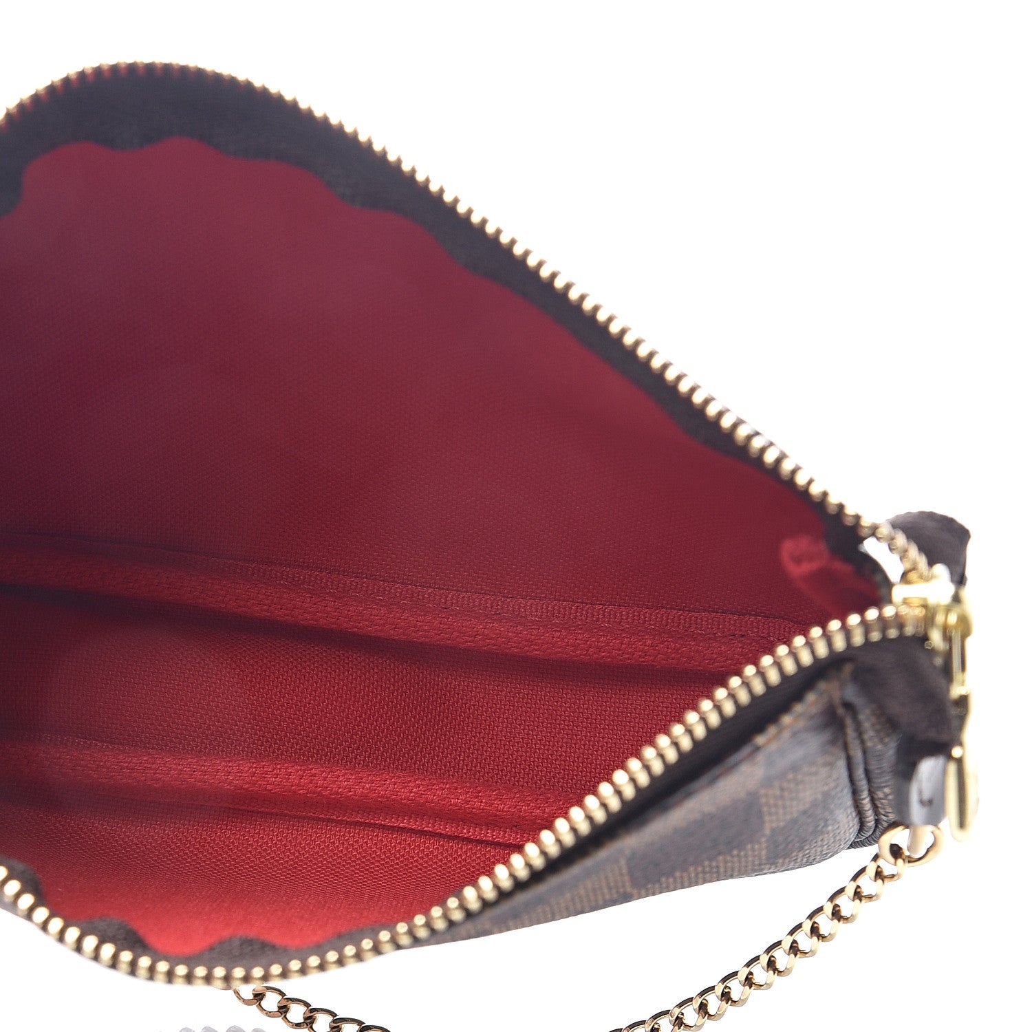 Louis Vuitton Damier Ebene Mini Pochette Accessories 4 of 7