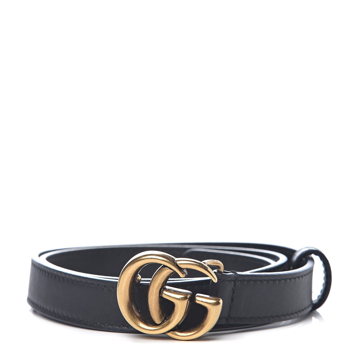 Calfskin Double G 20mm Belt 70 28 Black