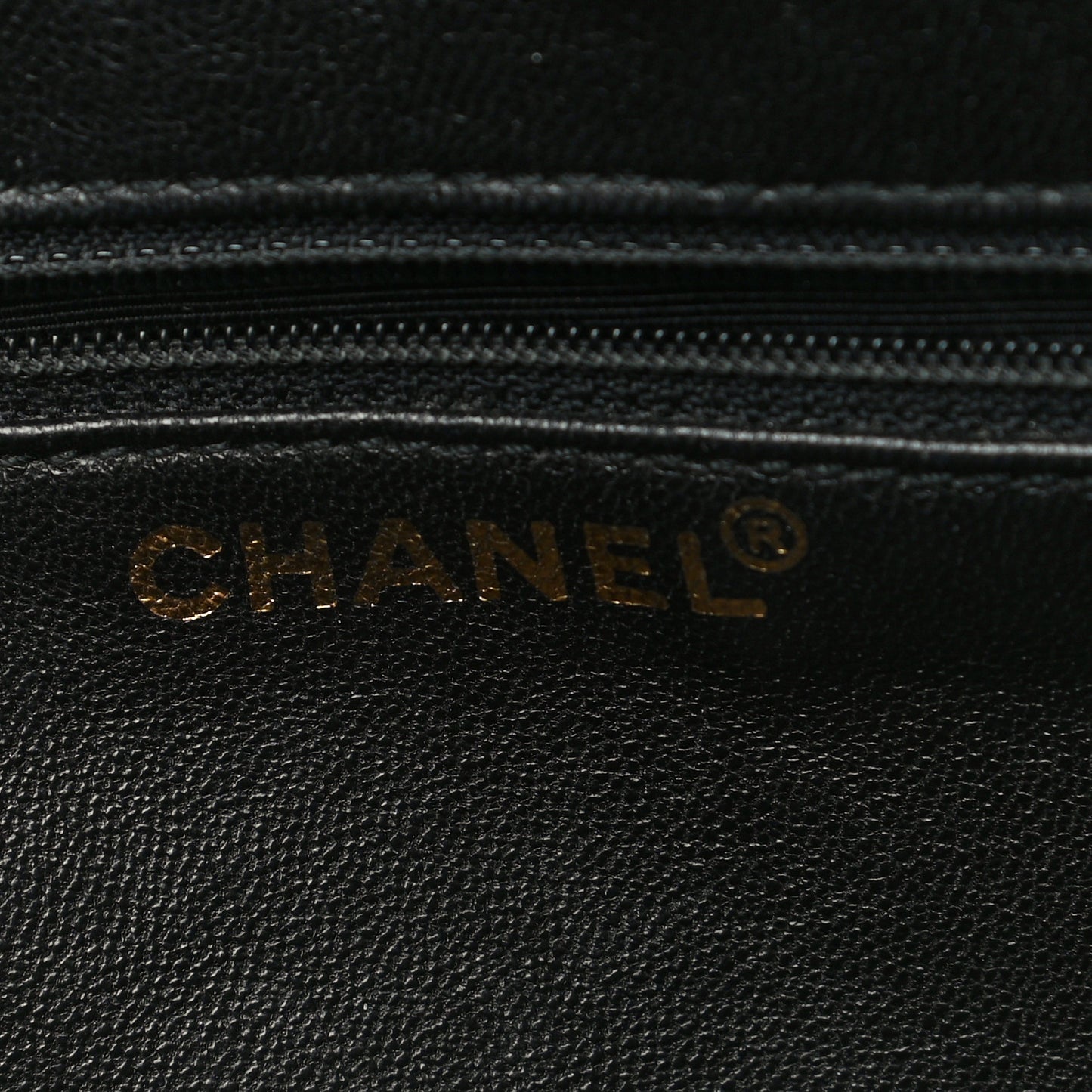 Lambskin Quilted Chocolate Bar Camera Case Black