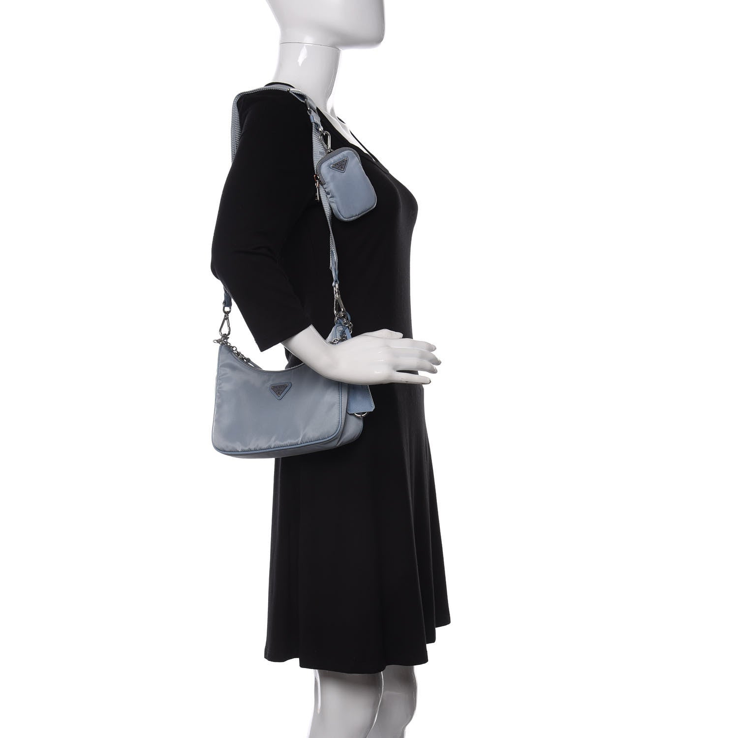 Prada Nylon Re-Edition 2005 Shoulder Bag Astrale 2 of 11