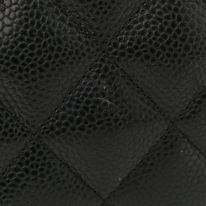Chanel Caviar Quilted Jumbo Double Flap Black 13 of 18