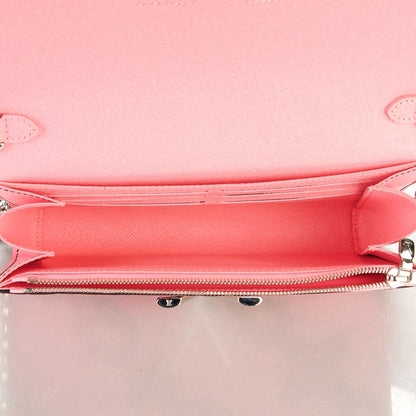 Louis Vuitton Epi Chain Flower Print Twist Chain Wallet Pink 5 of 7