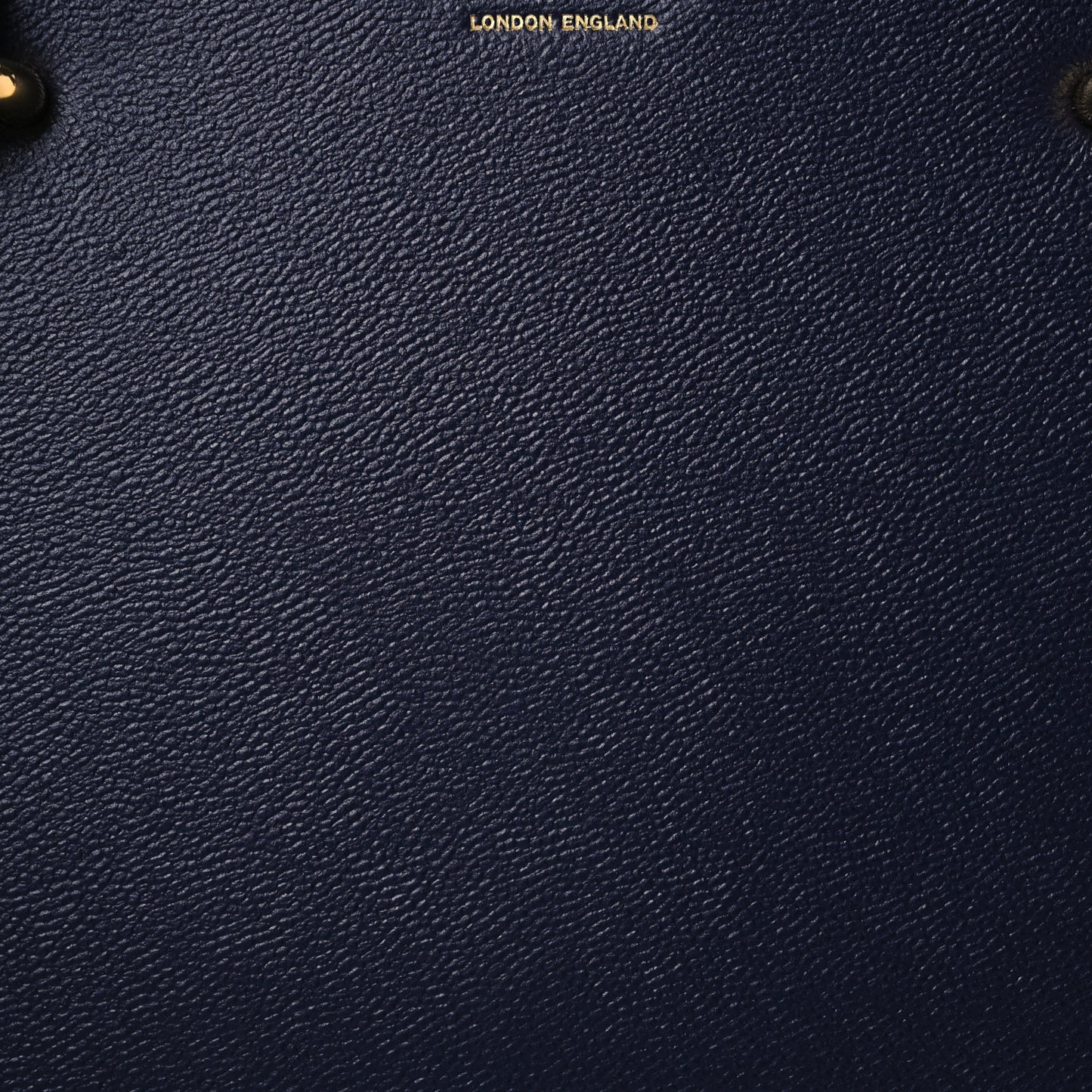 Calfskin Mega Check Banwell Tote Dark Canvas Blue
