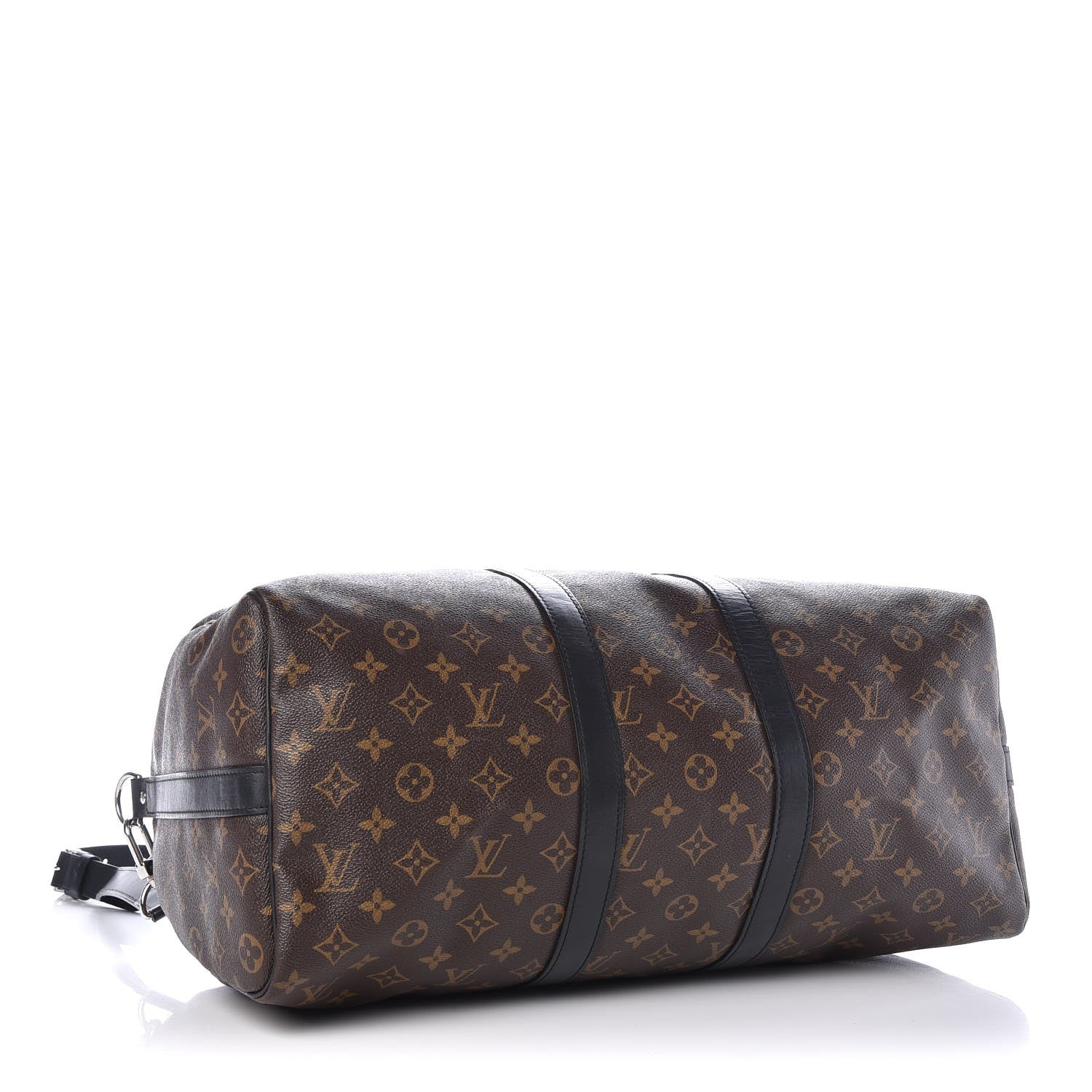 Louis Vuitton Monogram Macassar Keepall Bandouliere 45 5 of 9