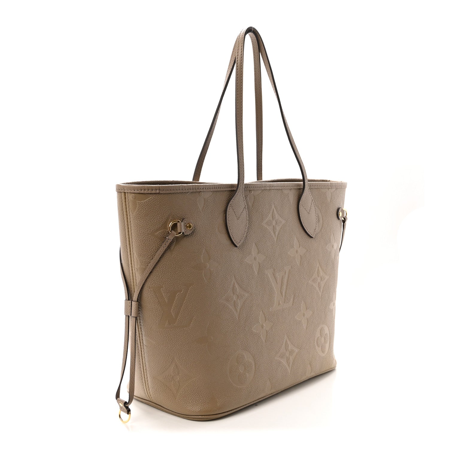 Louis Vuitton Empreinte Monogram Giant Neverfull MM Tourterelle 4 of 10