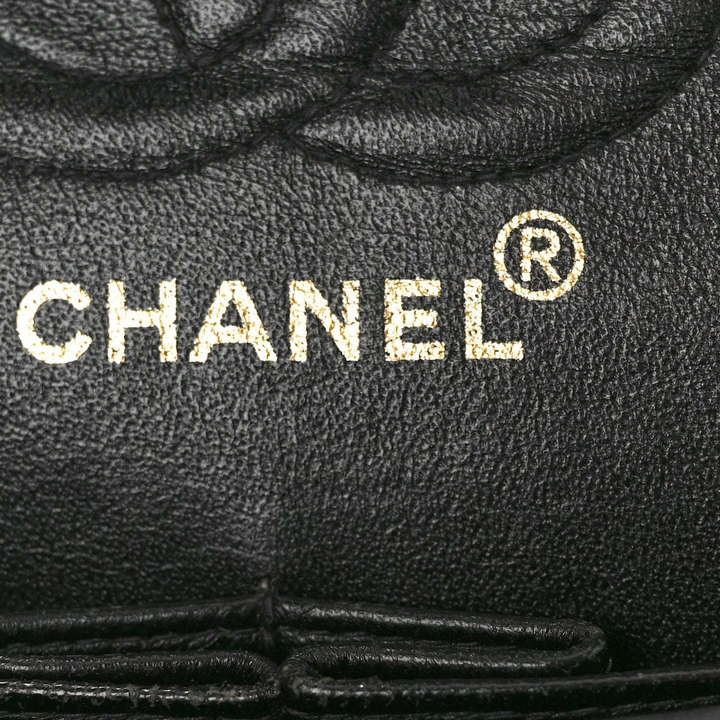 Caviar Quilted Small Double Flap Black