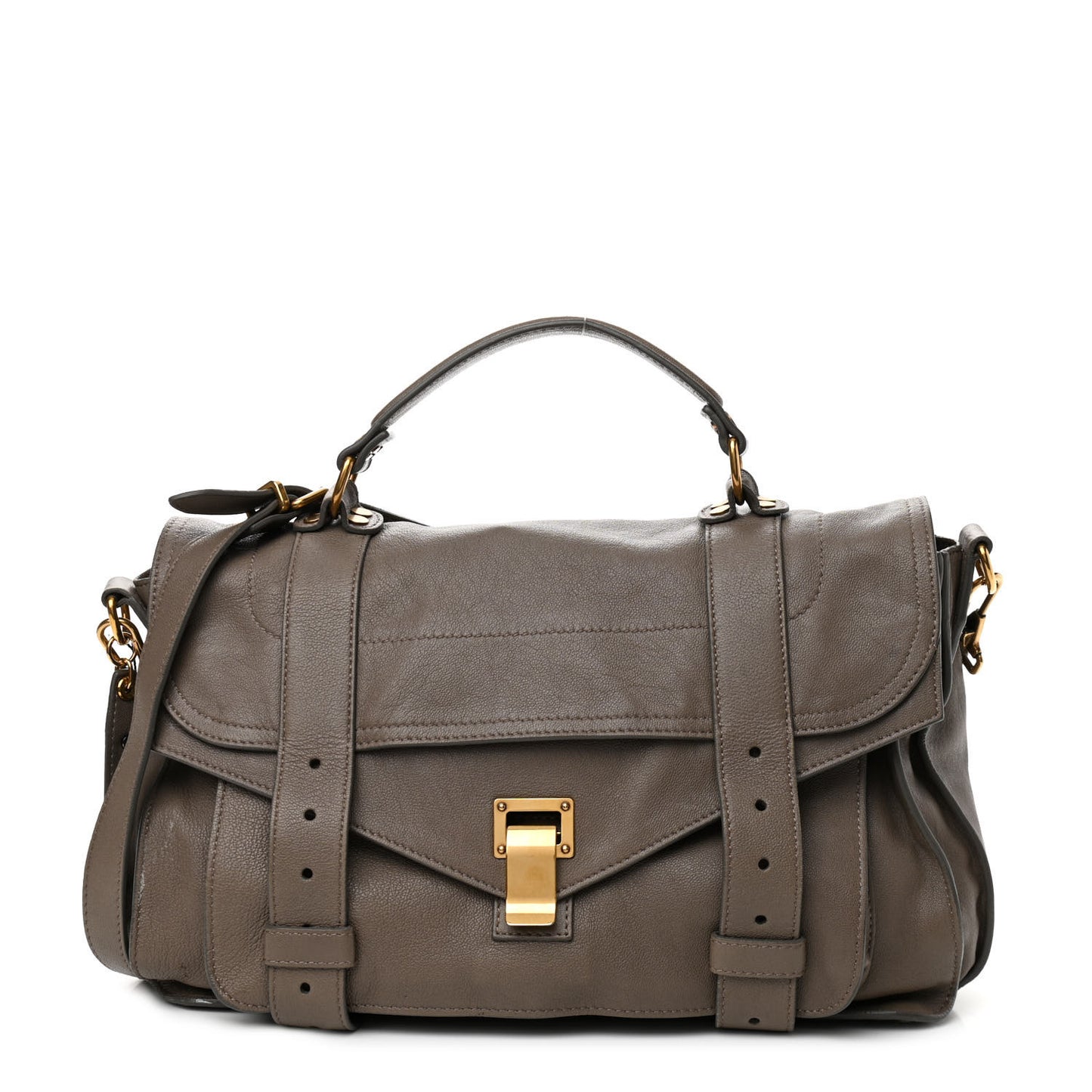 Lambskin Medium PS1 Satchel Smoke