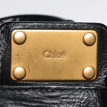 Chloe Leather Paddington Tote Black 7 of 10
