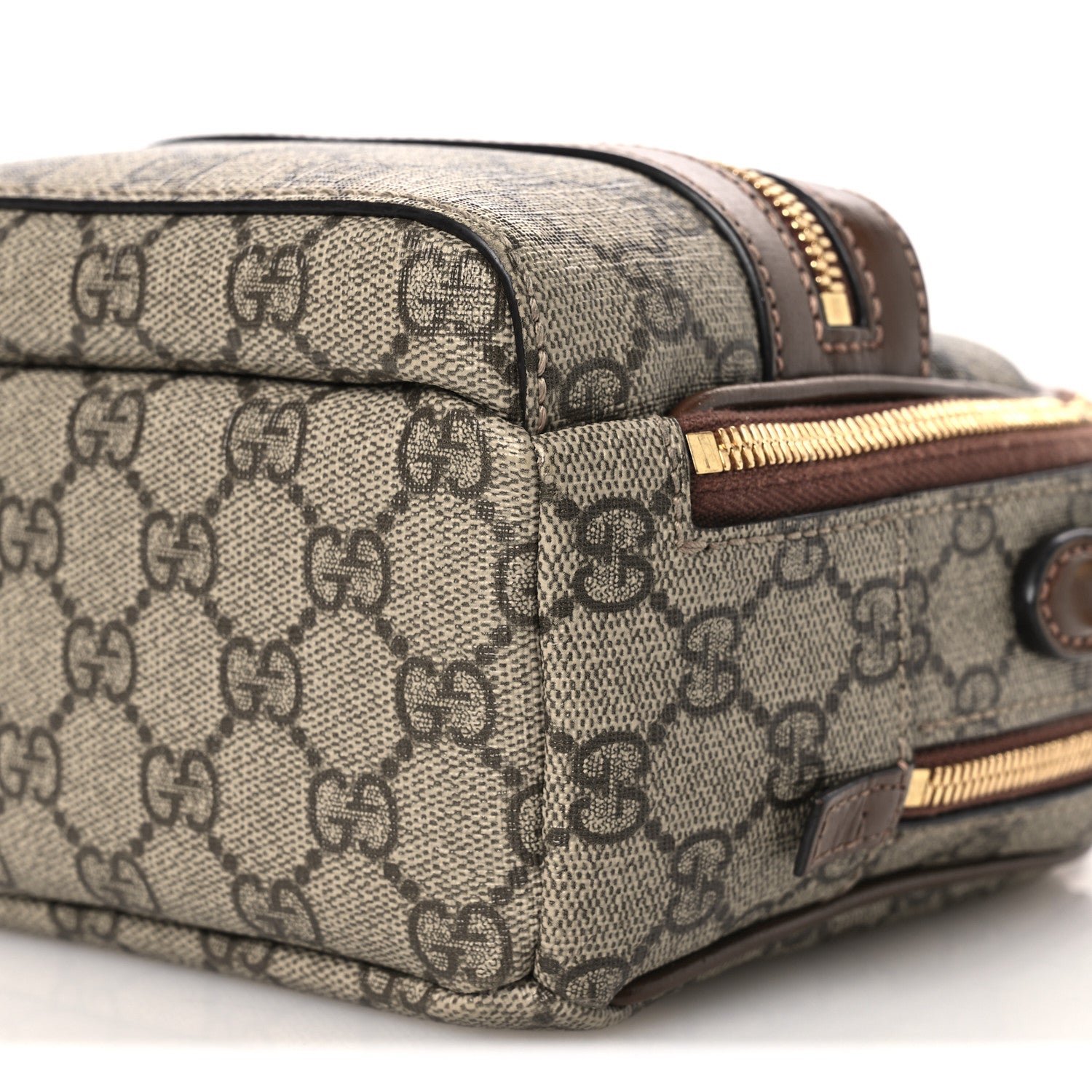 Gucci GG Supreme Monogram Azalea Calfskin Retro Interlocking G