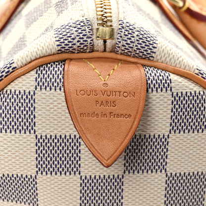 Louis Vuitton Damier Azur Speedy 30 7 of 11
