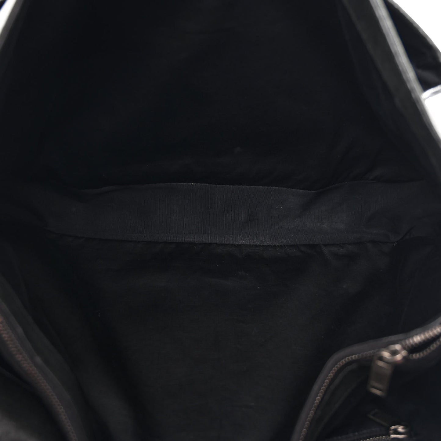 Grained Lambskin Monogram Oversized Niki Chain Satchel Black