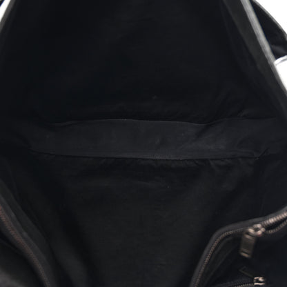 Saint Laurent Grained Lambskin Monogram Oversized Niki Chain Satchel Black 5 of 11