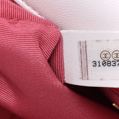 Chanel Lambskin Quilted Medium Chanel 19 Flap White 5 of 5