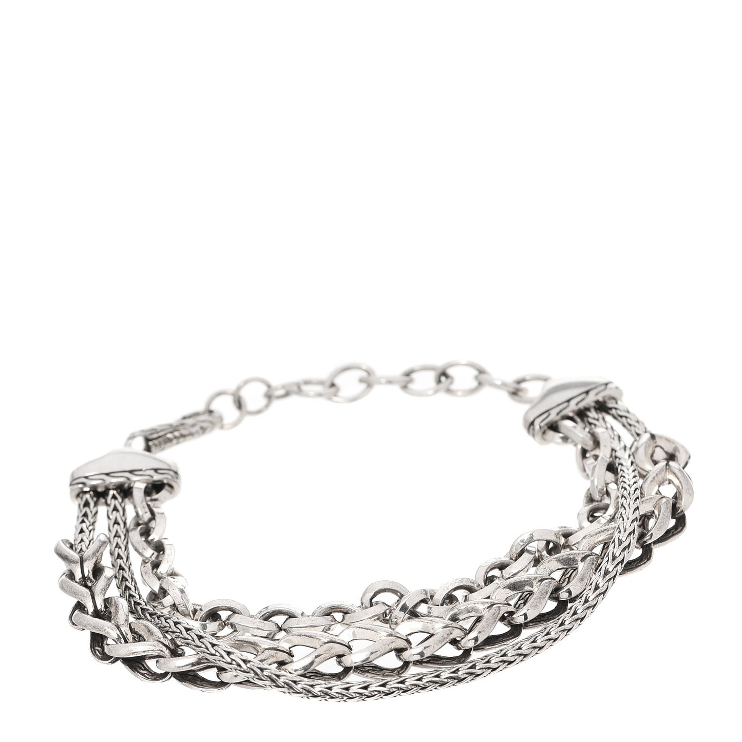 Sterling Silver Multi-Chain Bracelet