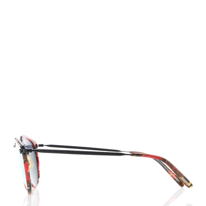 Oliver Peoples Acetate Remick Round Sunglasses Palmier Red Black 3 of 8