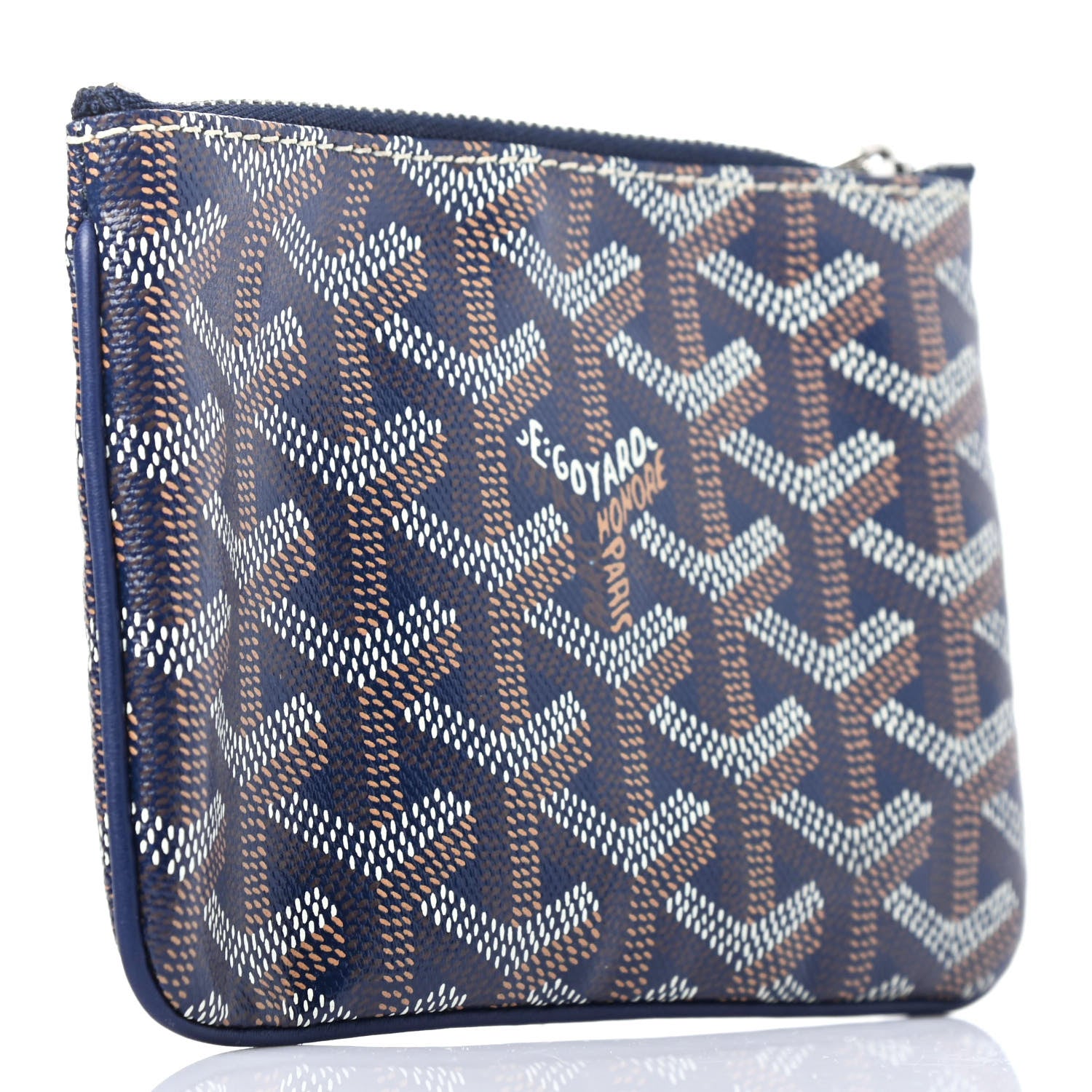 Goyard Goyardine Mini Senat Pochette Navy 2 of 4