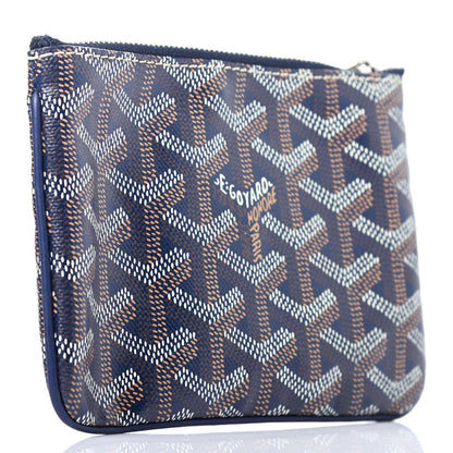 Goyard Goyardine Mini Senat Pochette Navy 2 of 4