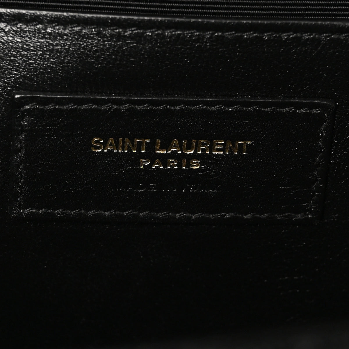Grain De Poudre Textured Mixed Matelasse Triquilt Medium Monogram Satchel Black