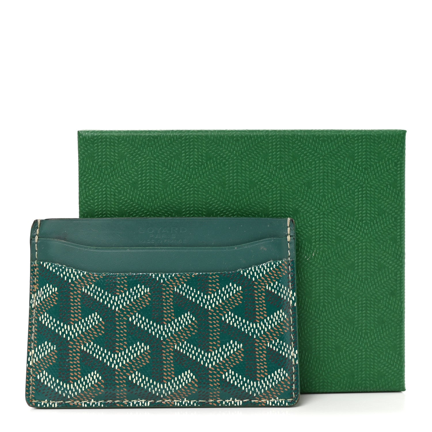Goyard Goyardine Saint Sulpice Card Holder Green 7 of 7
