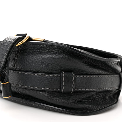 Chloe Calfskin Mini Marcie Round Crossbody Bag Black 11 of 12